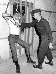 Heilbronn: A hard interrogation in the Iron Mike test of the U.S