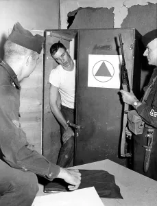 Heilbronn: A hard interrogation in the Iron Mike test of the U.S