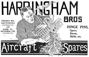 Spars: Hardingham Bros - Spars, Struts, Skids Etc
