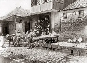 Kingston: Hardware store, Kingston, Jamaica, circa 1900