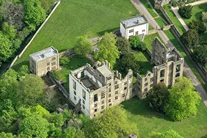Derbyshire: Hardwick Old Hall, 16th century Great Hall, Derbyshire