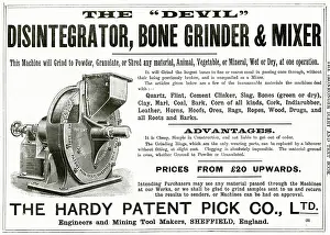 Grinder: Hardy Patent Pick Co. bone grinder 1890s