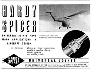 Spicer: Hardy Spicer Universal Joints For Aircraft Components