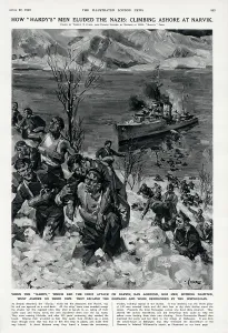 Narvik: How Hardy's men eluded the Nazis - climbing ashore at Narvik