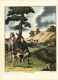 Gentleman And Farmers Dictionary: Hare coursing, 18th century