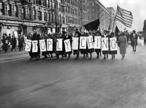 Scottsboro: Harlem protests the Scottsboro verdict as ?