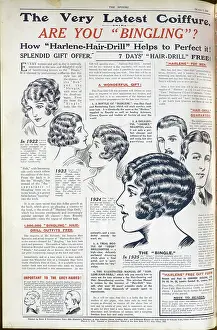 Harlene: Harlene hair drill advert