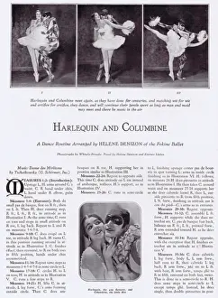 Fokine: Harlequin and Columbine: a dance routine arranged