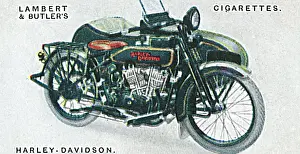 Davidson: Harley Davidson cigarette card