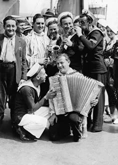Harmonica: Harmonica player at the Navy Week