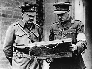 Landings: Harold Alexander at a briefing during the Second World War