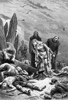 Distinguishing: Harold II's body is found