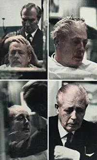 Toppers: Harold Macmillan at the barbers