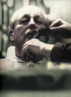 Toppers: Harold Macmillan at the barbers