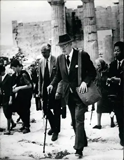 Haversack: Harold Macmillan on holiday, Acropolis, Athens, Greece