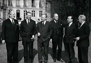 Matignon: Harold Macmillan at Hotel Matignon, Paris