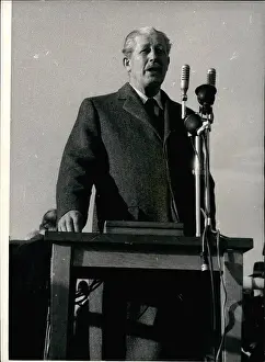 Broughton: Harold Macmillan opens Preston motorway, Lancashire