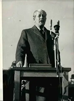 Broughton: Harold Macmillan opens Preston motorway, Lancashire