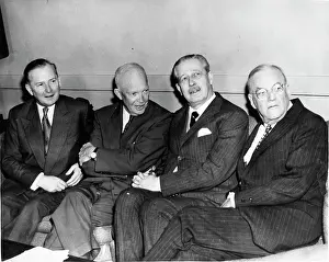 Macmillan: Harold Macmillan and President Eisenhower, London