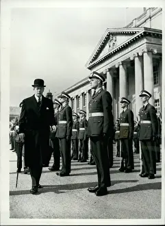 Cranwell: Harold Macmillan on visit to RAF Cranwell College
