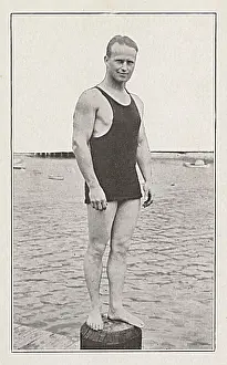 Catalina: Harold Whitey Packman, deep sea diver, Santa Catalina, USA