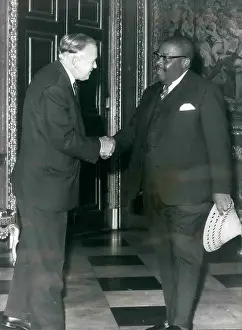 Lesotho: Harold Wilson with Chief Leabua Jonathan of Lesotho
