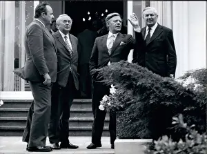 Genscher: Harold Wilson, James Callaghan, Helmut Schmidt, Hamburg