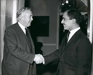 Hessian: Harold Wilson PM and King Hussein of Jordan