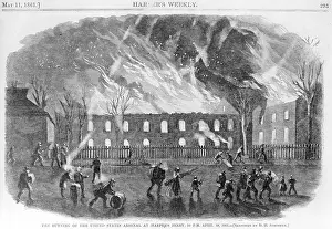 Strother: Harper's Ferry. The burning of the United ?