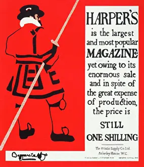 Beggarstaff: Harper's Magazine