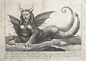 Harpy: Harpy. Found in Peru in 17th c. according to