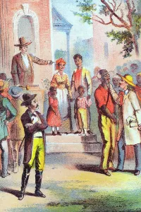 1852: Harriet Beecher Stowe Uncle Tom's Cabin first