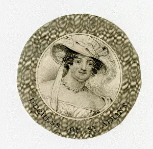 Neckline: Harriet, Duchess of St Albans