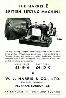 Peckham: Harris Sewing Machine Model E