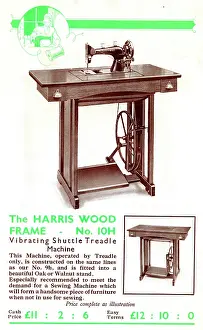 Shuttle: Harris Sewing Machine, Model No.10H
