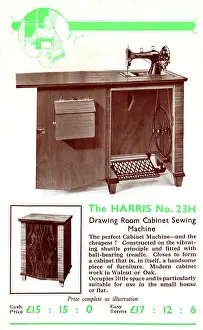 Treadle: Harris Sewing Machine, Model No.23H