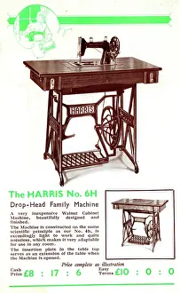 Treadle: Harris Sewing Machine, Model No.6H