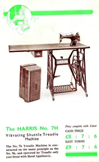Shuttle: Harris Sewing Machine, Model No.7H