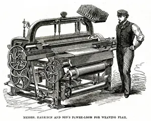 Messrs: Harrison & Son's power loom 1862