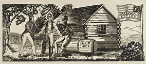 Cider: Harrison & Tyler campaign emblem