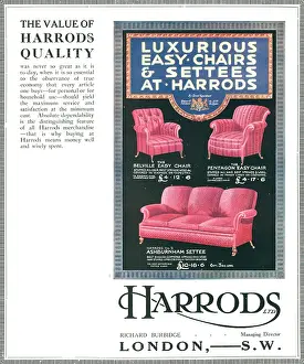 Cretonne: Harrods Advertisement
