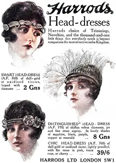 Bandeau: Harrods head dresses 1919