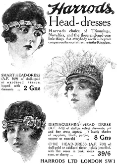Bandeau: Harrods head dresses 1919