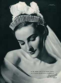 Rhinestones: Harrods tiara for court presentations