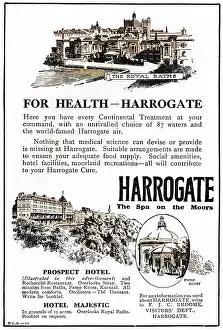 Spas: Harrogate advertisement, 1918
