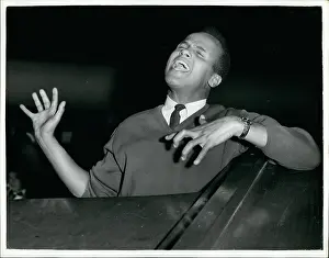 Belafonte: Harry Belafonte rehearsing for BBC TV programme