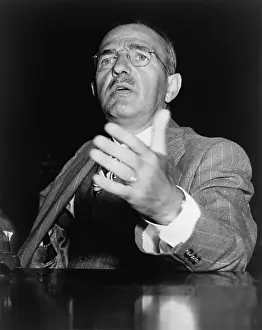 Subversives: Harry Dexter White, testifying before the House