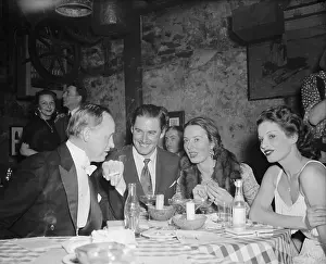 Tuxedos: Harry Hopkins, Commerce Sec. out on the town