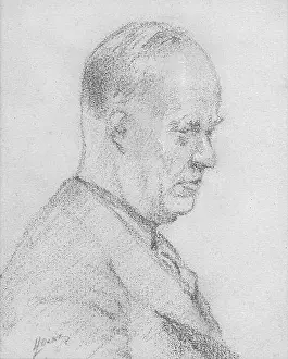 H L Oakley Collection: Harry Lawrence Oakley self-portrait