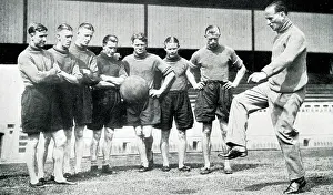 Trap: Harry Lowe, Tottenham Hotspur trainer, in action